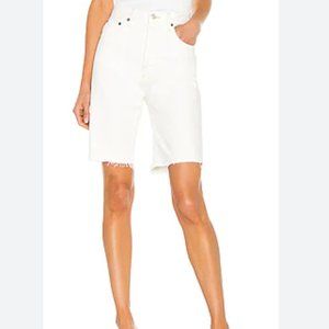 NWT AGOLDE 90's Pinch Waist Short in Porcelain Sz25